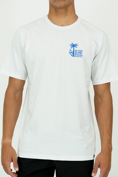 Foto Camiseta Regular Fit Silver Palm Beach