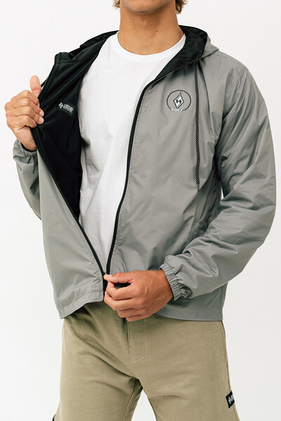 Foto Jaqueta Silver Dupla Face Cinza e Preto