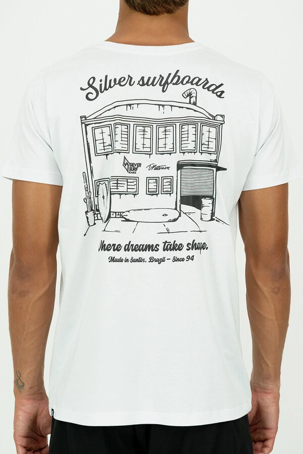 Camiseta Modern Fit Silver Factory