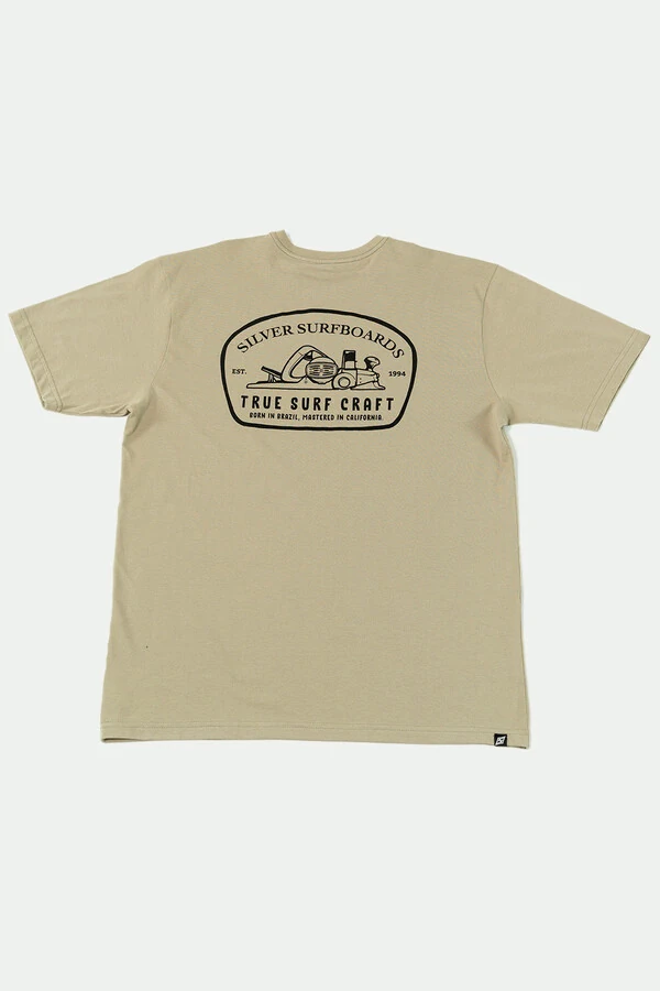 Camiseta Regular Fit Silver Plaina