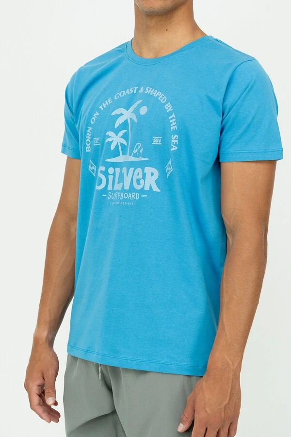 Camiseta Modern Fit Silver Shaped By The Sea