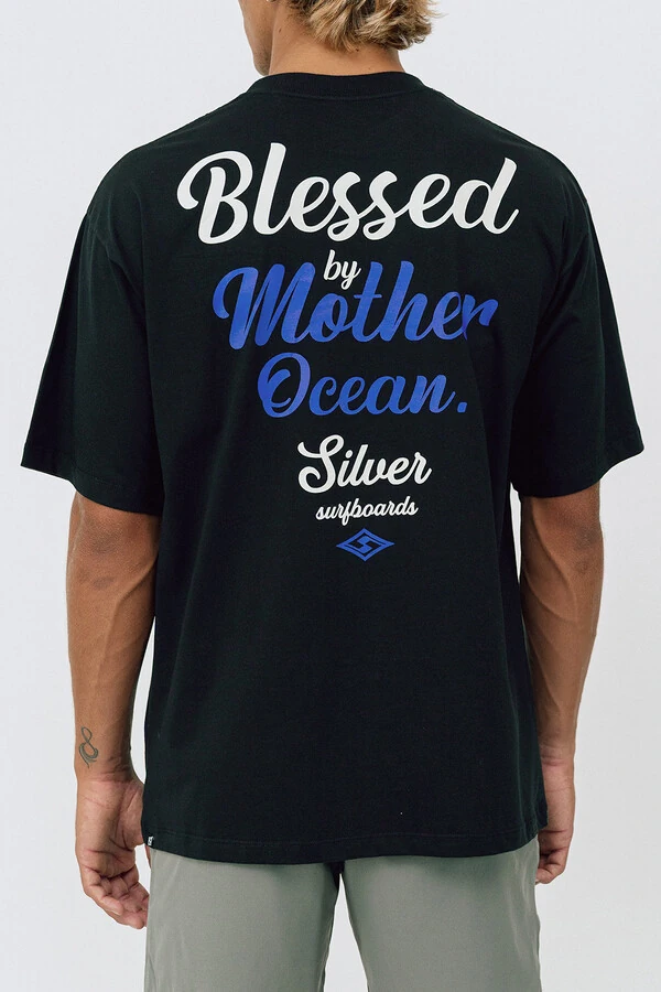 Camiseta Oversized Silver Blessed
