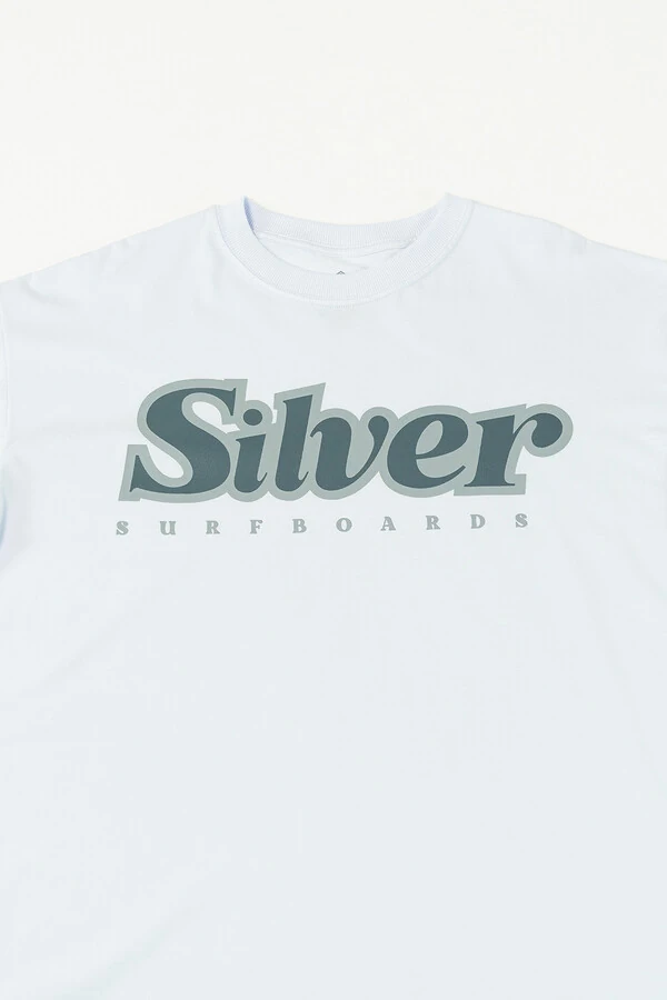 Camiseta Oversized Silver Escrito Over