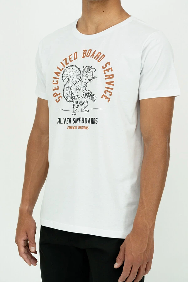 Camiseta Modern Fit Silver Esquilo Shaper