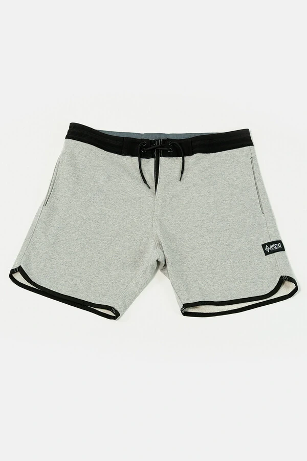 Bermuda Comfort Moletinho Silver 17” Cinza