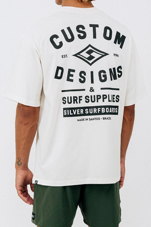 Camiseta Oversized Silver Custom