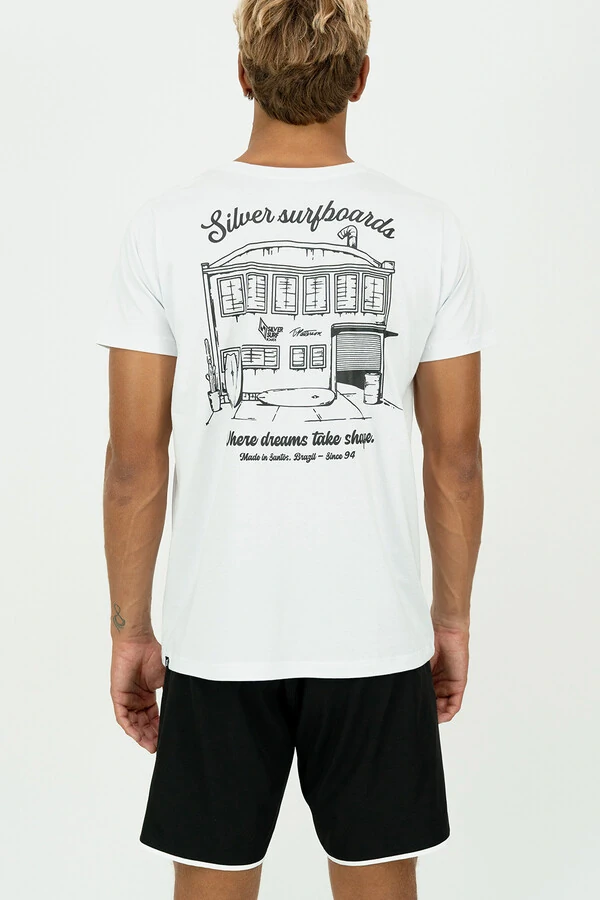 Camiseta Modern Fit Silver Factory