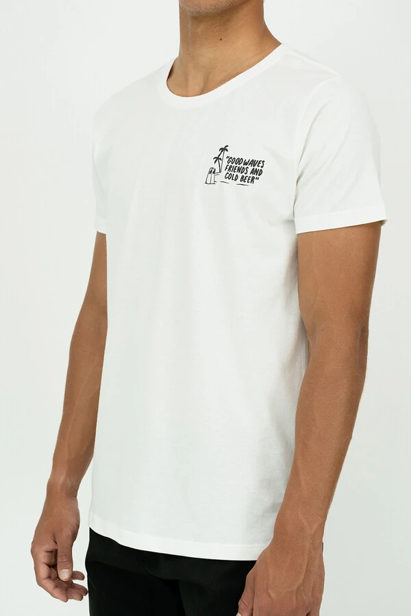 Camiseta Modern Fit Silver Beer
