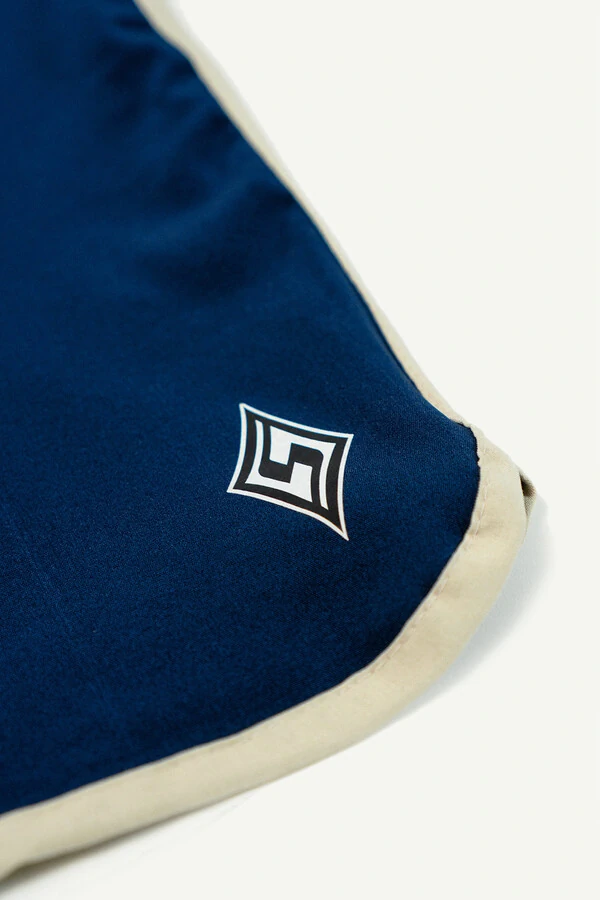 Boardshorts Silver Side Cut 18” Azul Marinho