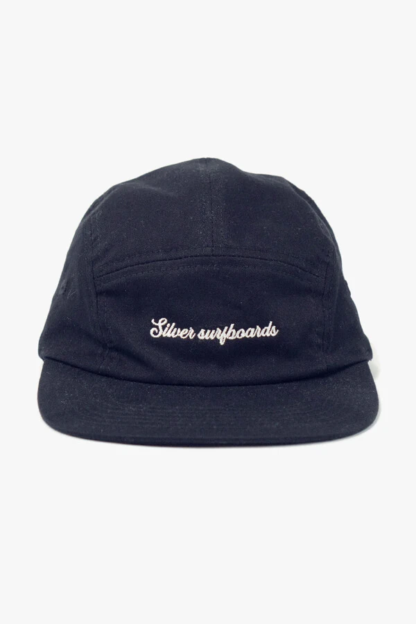 Boné Five Panel Silver Preto