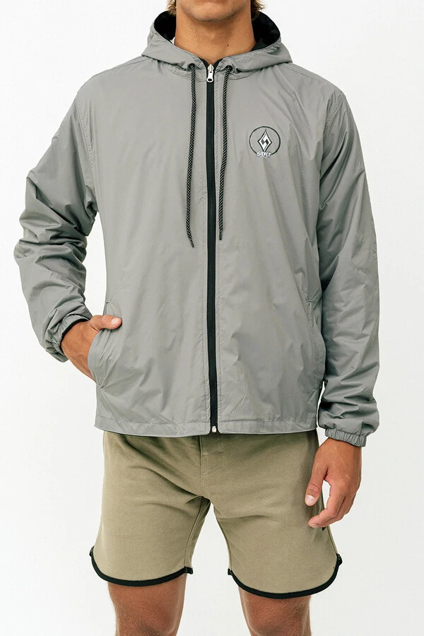 Jaqueta Silver Dupla Face Cinza e Preto