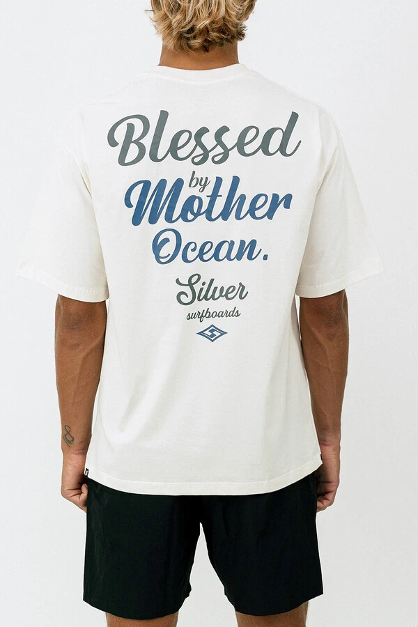 Camiseta Oversized Silver Blessed