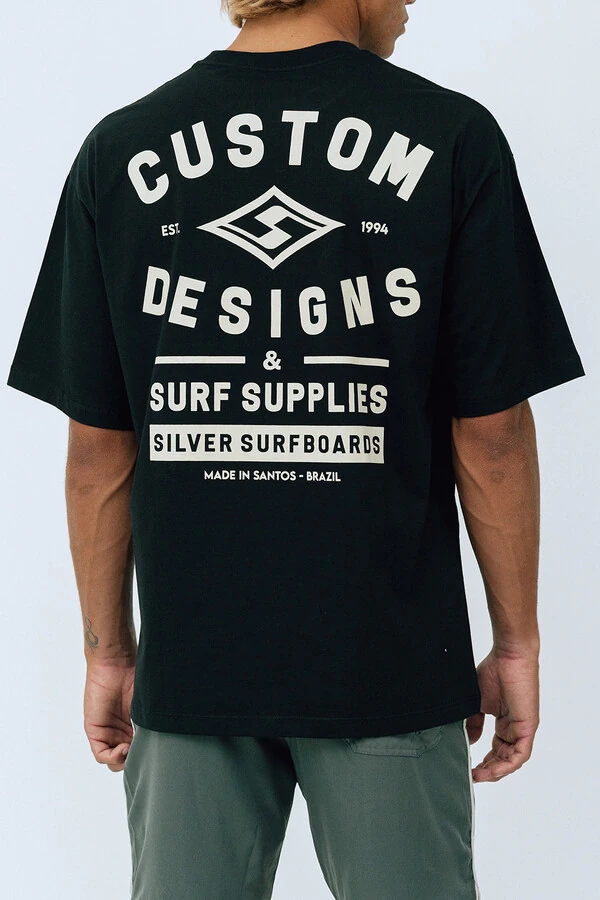 Camiseta Oversized Silver Custom