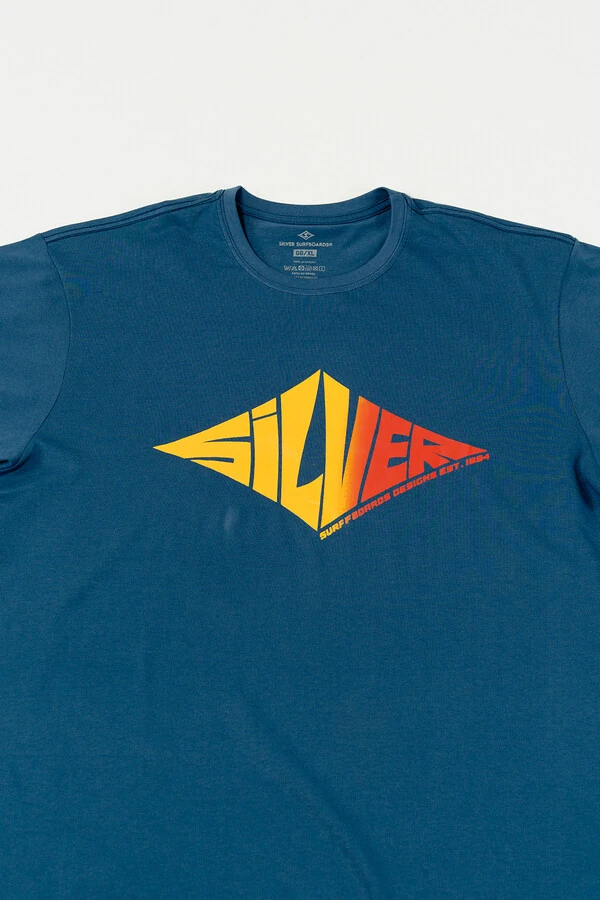 Camiseta Regular Fit Silver Losango