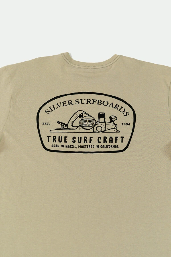 Camiseta Regular Fit Silver Plaina