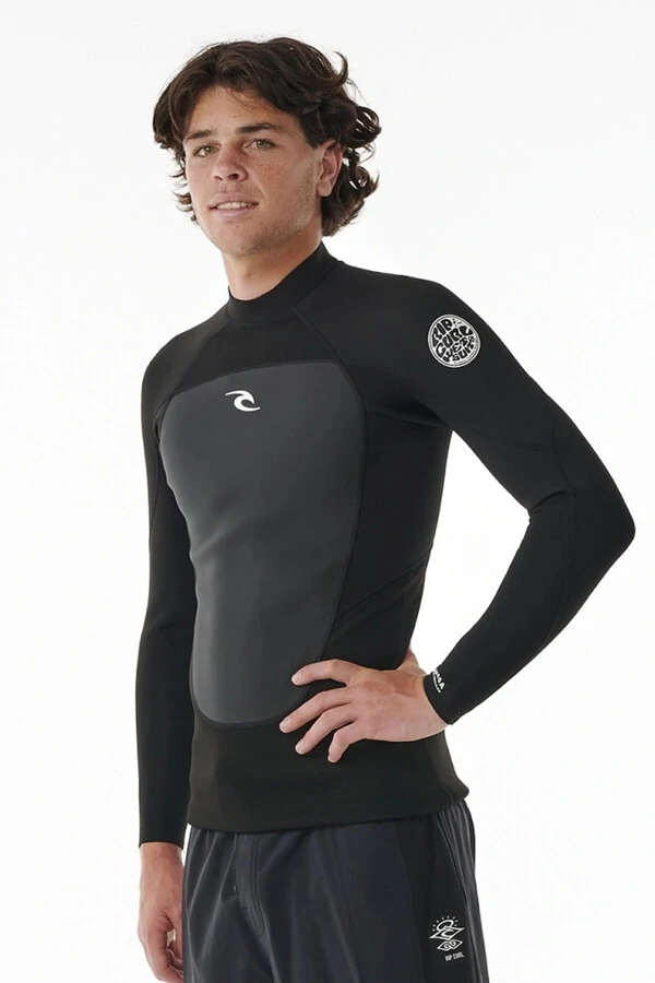 Jaqueta Neoprene Rip Curl Omega 1,5 mm Preta
