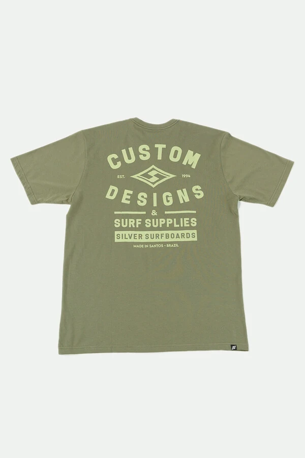 Camiseta Regular Fit Silver Custom