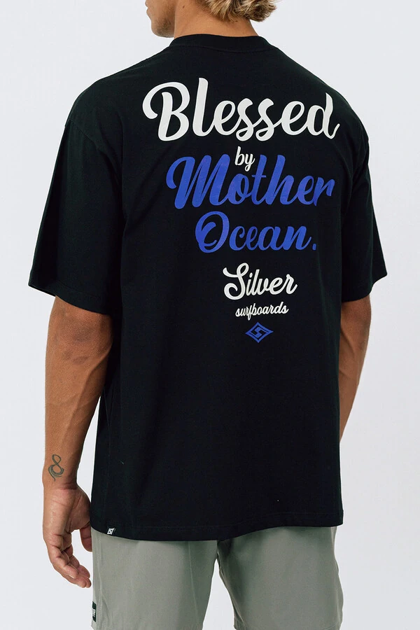 Camiseta Oversized Silver Blessed