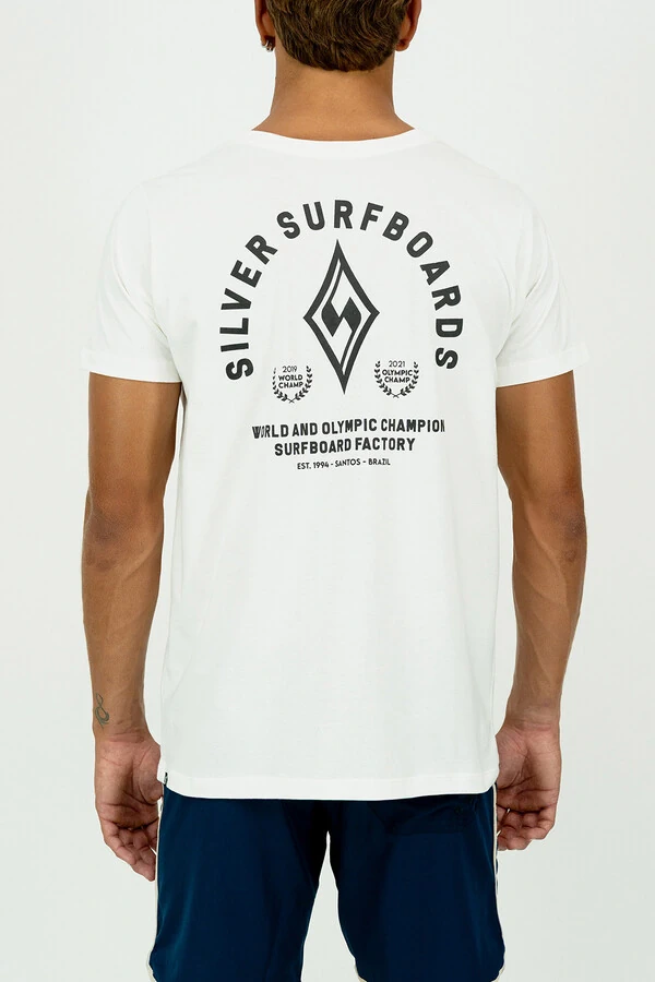 Camiseta Modern Fit Silver World Olympic Champ