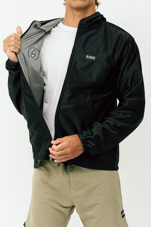 Jaqueta Silver Dupla Face Cinza e Preto