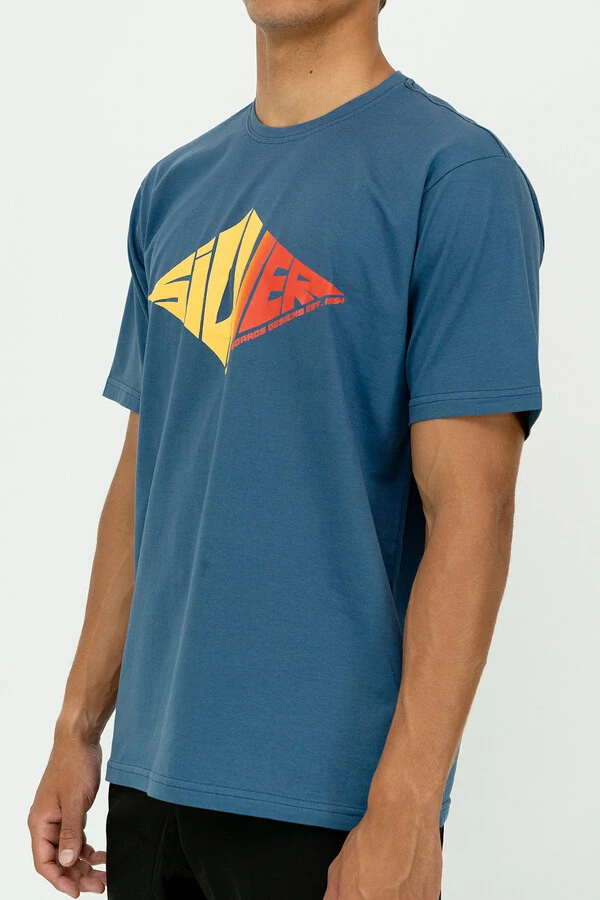 Camiseta Regular Fit Silver Losango