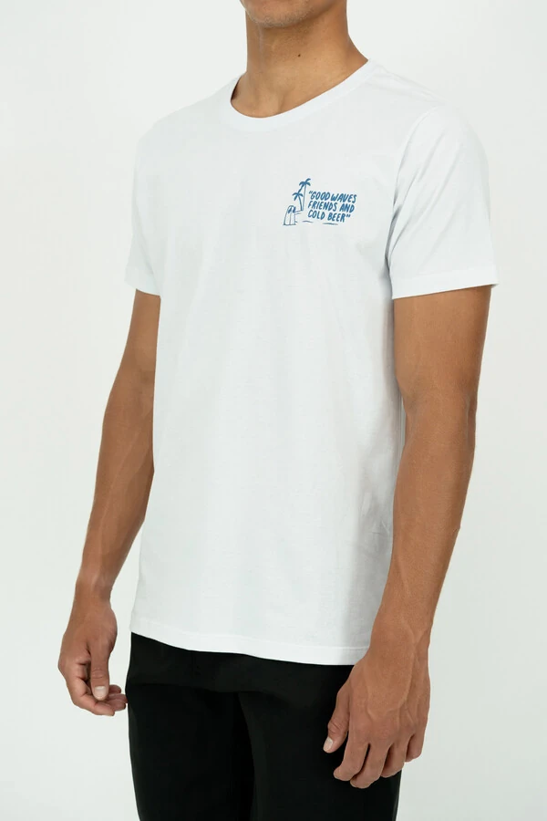 Camiseta Modern Fit Silver Beer