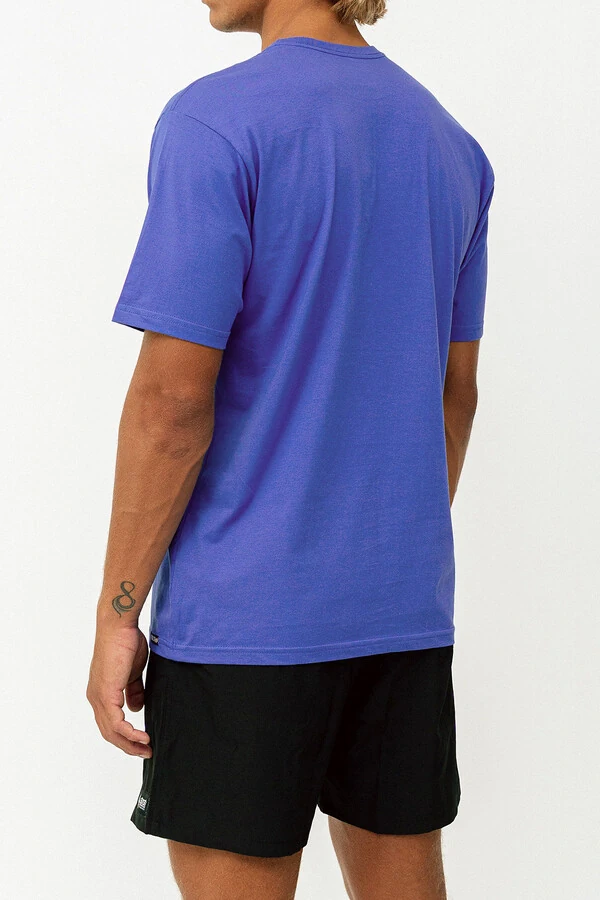 Camiseta Regular Fit Silver Logo Globe