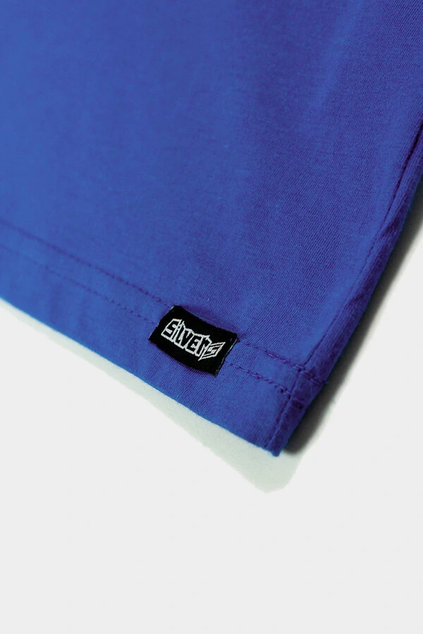 Camiseta Regular Fit Silver Logo Globe