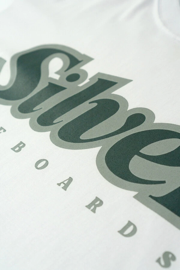 Camiseta Oversized Silver Escrito Over