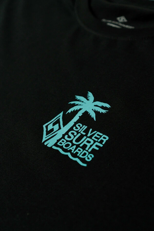 Camiseta Regular Fit Silver Palm Beach