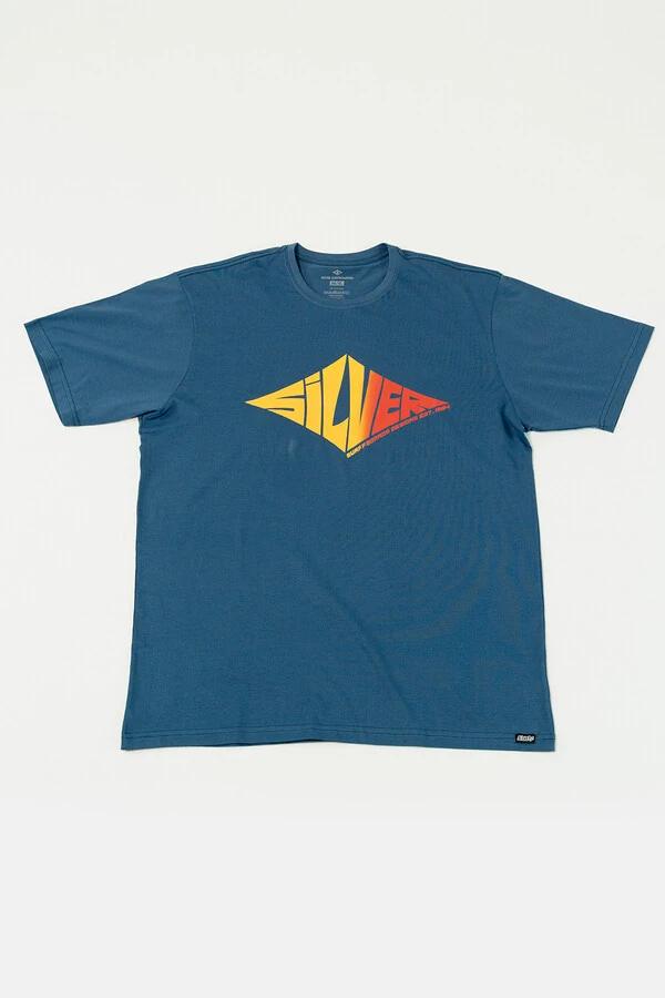 Camiseta Regular Fit Silver Losango