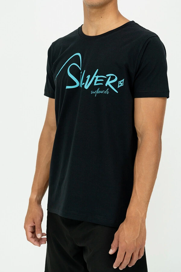 Camiseta Modern Fit Silver Wave