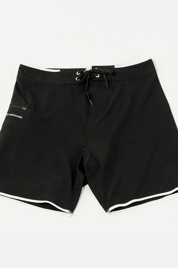 Boardshort High Flyer 18” Silver Preto e Branco