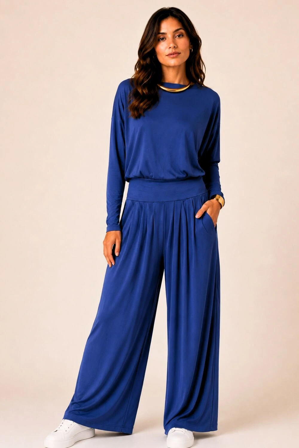 Foto Blusa Morcego Manga Longa em Fluity