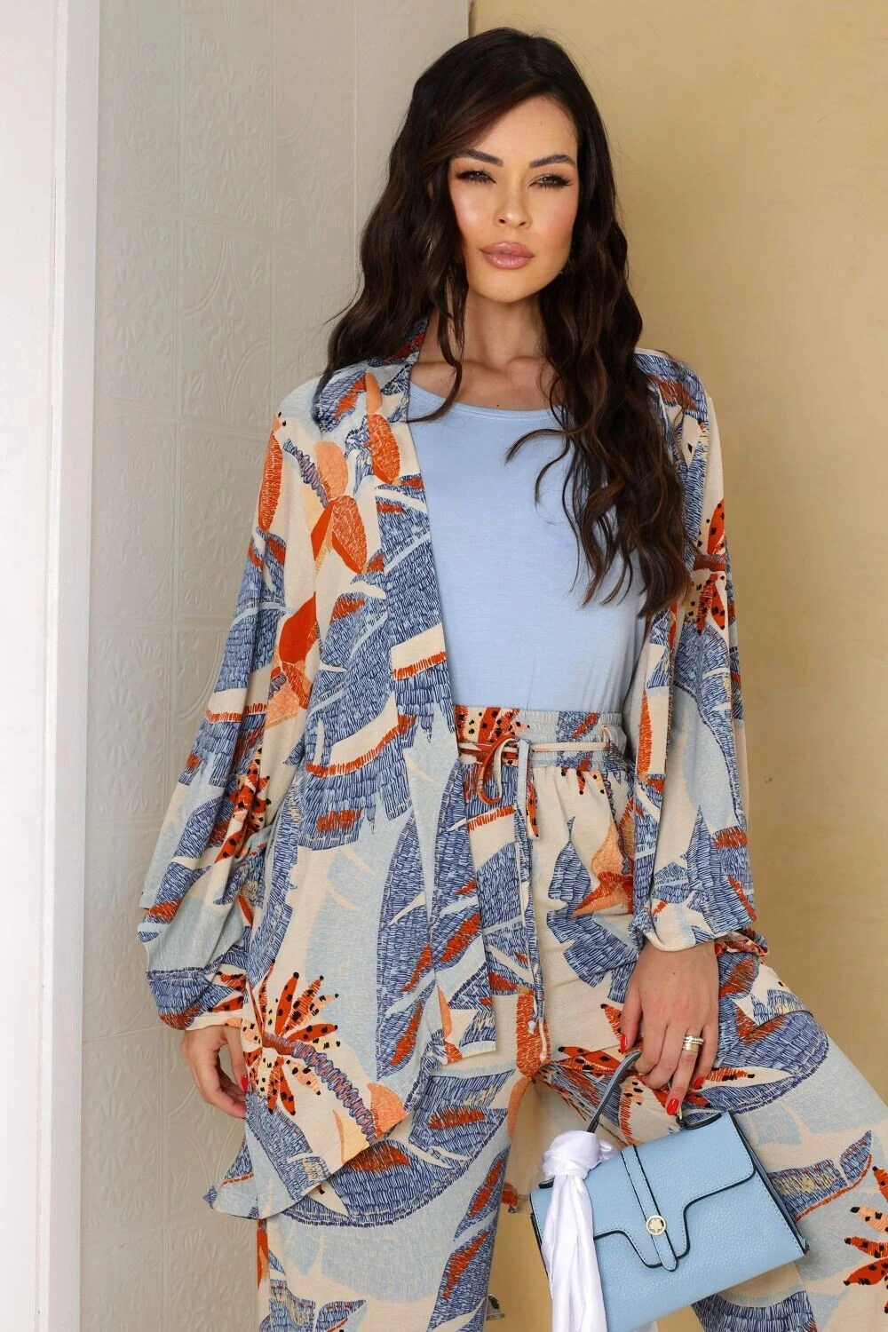 Kimono Esmeralda Estampado- Tam. Único