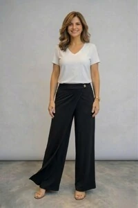 Calça Valentina com Sobreposição