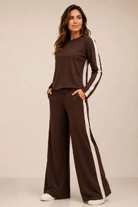 Blusa em Moletinho com faixa lateral June