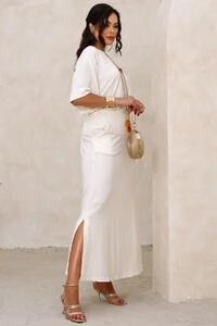 Saia Midi em malha Nara