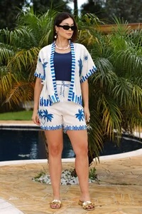 Conjunto Raiz Tropical Bermuda + Kimono VIP