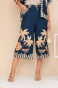 Conjunto Céu e Mar Pantacourt + Kimono VIP
