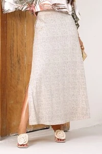 Saia Midi em malha Nara