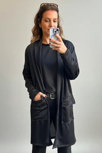 Blusa Manga Longa Malha Canelada