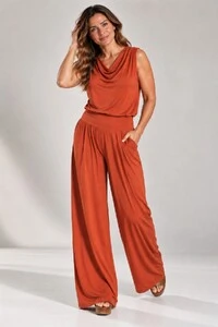 Pantalona Celeste Tecido Fluity