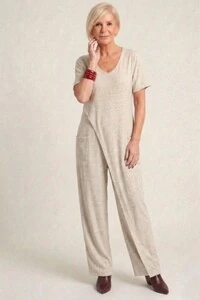 Macacão com Sobreposição Clarice em malha