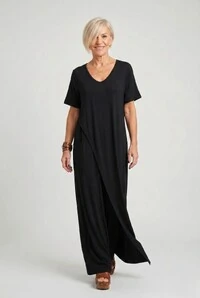 Macacão com Sobreposição Clarice em malha