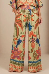 Pantalona Celeste Tecido Fluity