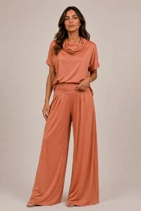 Pantalona Celeste Tecido Fluity