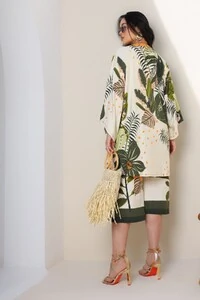 Kimono Esmeralda Estampado- Tam. Único