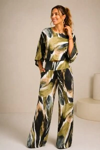 Pantalona Celeste Tecido Fluity