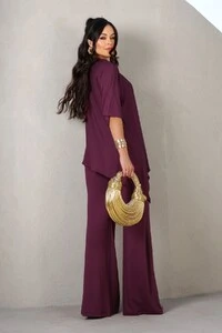 Blusa Livia com golinha assimétrica em malha
